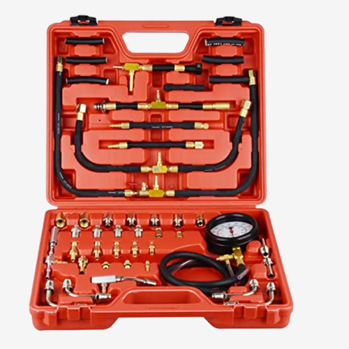 Kit Testeur de Pression d'Injection Carburant – Plage 0-140 PSI (0-10 Bar) – Pour Moteur à Essence