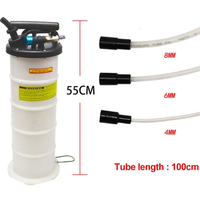 Remplisseur d'Huile pour Boîte Auto 7,5 L – Pompe Manuelle ATF avec Kit de 15 Adaptateurs – Efficace et Facile à Utiliser