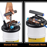 Remplisseur d'Huile pour Boîte Auto 7,5 L – Pompe Manuelle ATF avec Kit de 15 Adaptateurs – Efficace et Facile à Utiliser