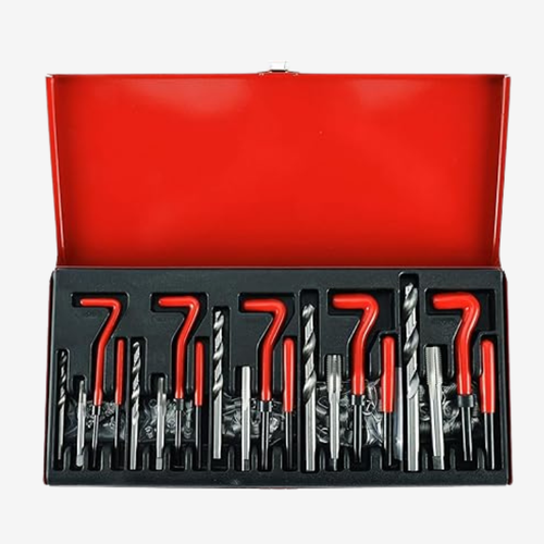 Kit Réparation Filetage Helicoil 131 pièces – M5 à M12 – Ensemble Complet
