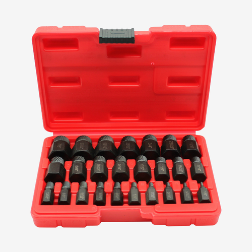 Coffret d'Extracteurs de Vis – 25 Pièces pour le Retrait de Vis et Boulons Endommagés