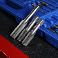 Coffret Tarauds et Filières SAE – 110 Pièces, Kit Complet pour le Filetage des Boulons et Tuyaux