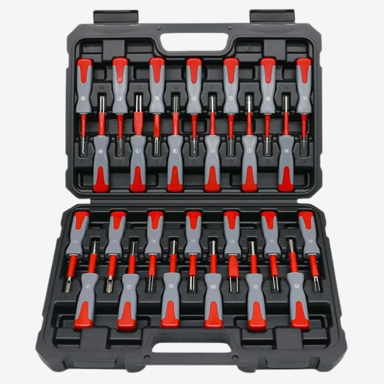 Kit Extraction de Cosses – 26 Pièces | Outil pour Connecteurs Auto