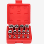 Ensemble de douilles Torx E – 14 pièces (E4 à E24) – Tailles 1/4, 3/8 et 1/2 – Référence YZ4119