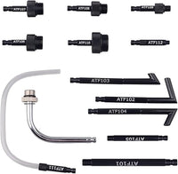 Extracteur & Distributeur ATF Pneumatique 6 L – Kit Complet avec 14 Adaptateurs