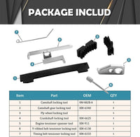 Kit professionnel d’outils de calage moteur – compatible Chevrolet Cruze, Fiat, Opel et Alfa – Modèle YZ9094