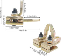 Pince de Traction Carrosserie 5 Tonnes – Angle Droit Bi-Directionnel