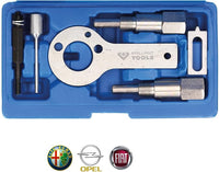 Kit complet d'outils de calage de distribution pour moteurs Fiat, Alfa Romeo, Lancia et Opel (1.6/1.9/2.4 JTD/Multijet) – Réf. YZ9072