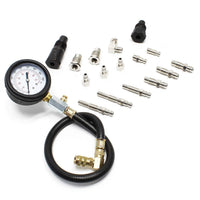 Testeur de Compression Professionnel 0–70 Bar – Kit Diesel et Essence, 21 Pièces