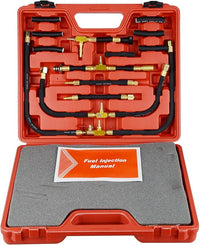 Kit Testeur de Pression d'Injection Carburant – Plage 0-140 PSI (0-10 Bar) – Pour Moteur à Essence