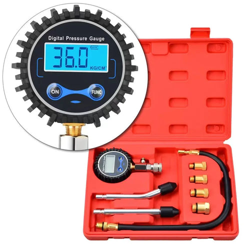 Manomètre de compression numérique 0-300 psi pour cylindres de moteurs essence