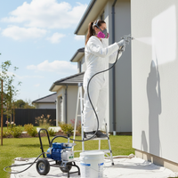 LP-1685 Pistolet peinture airless électrique haute pression 3000W – Puissant, précis et idéal pour les grands chantiers