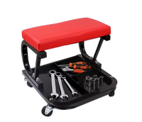 Chaise de mécanicien Velar ergonomique avec rangement intégré – Modèle WJS-027
