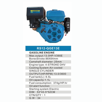 RS12-QGE13E – Puissant Moteur Essence 13 HP (V390E) à Démarrage Électrique