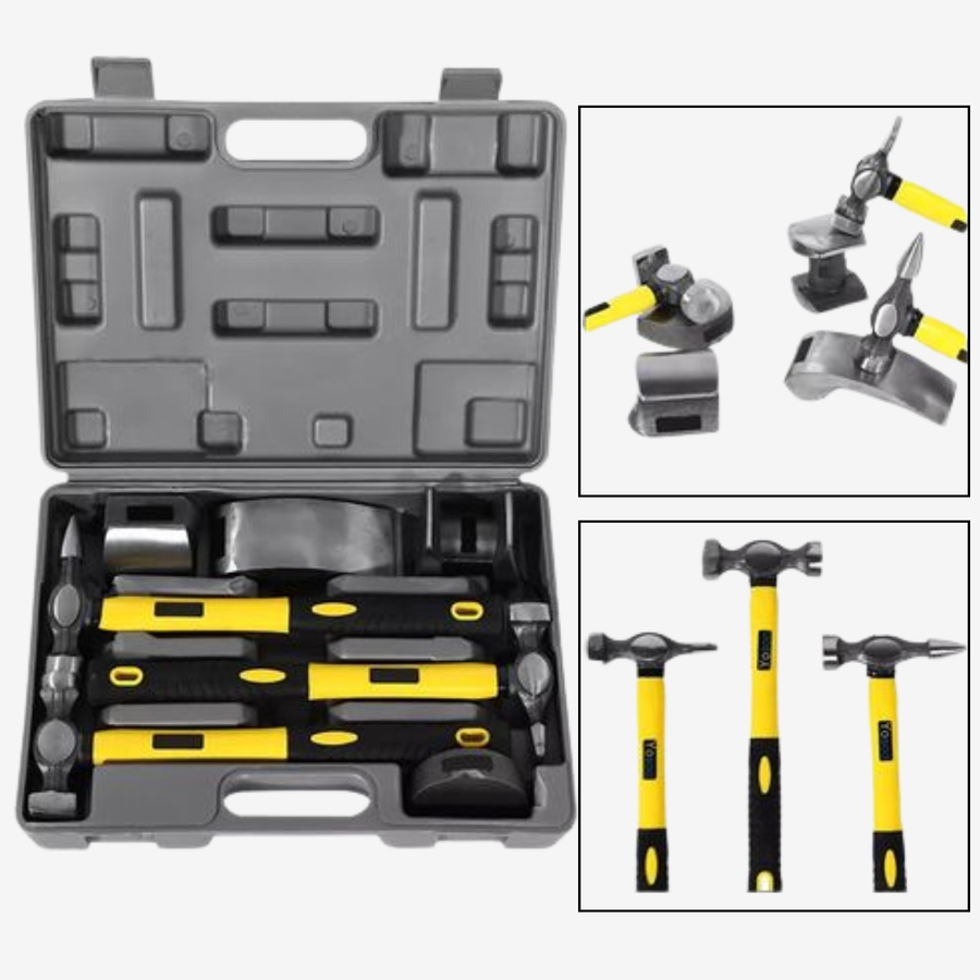 Kit de réparation de carrosserie automobile – 7 pièces – YZ-9164