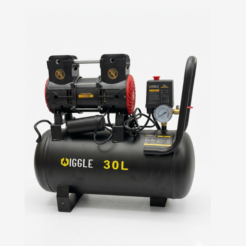 Compresseur d’Air Silencieux WIGGLE 30L – 1100W, Puissant et discret pour vos travaux