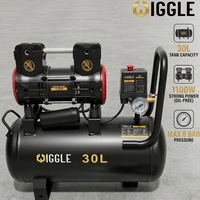 Compresseur d’Air Silencieux WIGGLE 30L – 1100W, Puissant et discret pour vos travaux