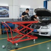 Tabouret élévateur hydraulique électrique à ciseaux – Plateforme mobile et pliable pour un accès facile