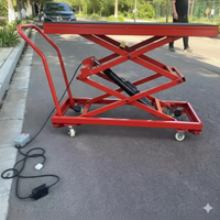 Tabouret élévateur hydraulique électrique à ciseaux – Plateforme mobile et pliable pour un accès facile