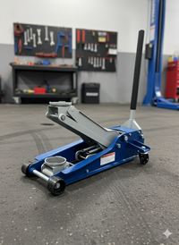Cric hydraulique à roulettes 5 tonnes - robuste et facile à manœuvrer