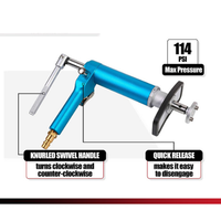 Kit Pneumatique Complet de 16 Pièces – Rétracteur d'Étriers de Frein pour Automobile