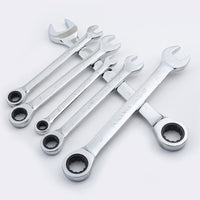 Ensemble de Clés à Cliquet Universelles - 7 Pièces, Polyvalent et Résistant