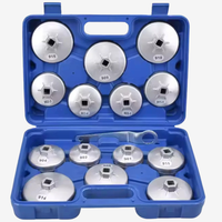 Ensemble de clés en aluminium pour filtre à huile – 14 pièces (référence WJS-6014A)