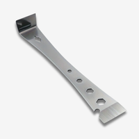 Grattoir à levier plat en métal avec poignée de porte polyvalente - outil robuste et polyvalent
