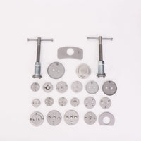 Coffret d'outils professionnel pour repousse-piston d'étrier de frein – 22 pièces – YZ6023